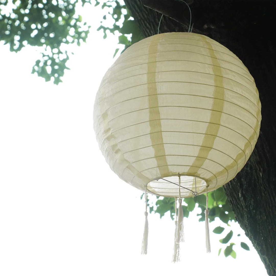Solar Lampions Aussen Wetterfest，Himmel 3 Stücke Solar LED Laterne Wasserdicht Nylon Hängende Garten