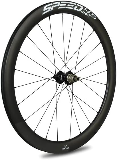 Veltec Unisex – Erwachsene Laufradsatz Speed 4.5 21mm SR Disc Shimano, schwarz/weiss, 622-21