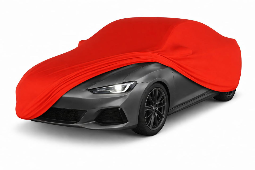 Car-e-Cover© Indoor Car Cover - Premium Autoabdeckung Perfect Stretch – Formanpassende, atmungsaktiv