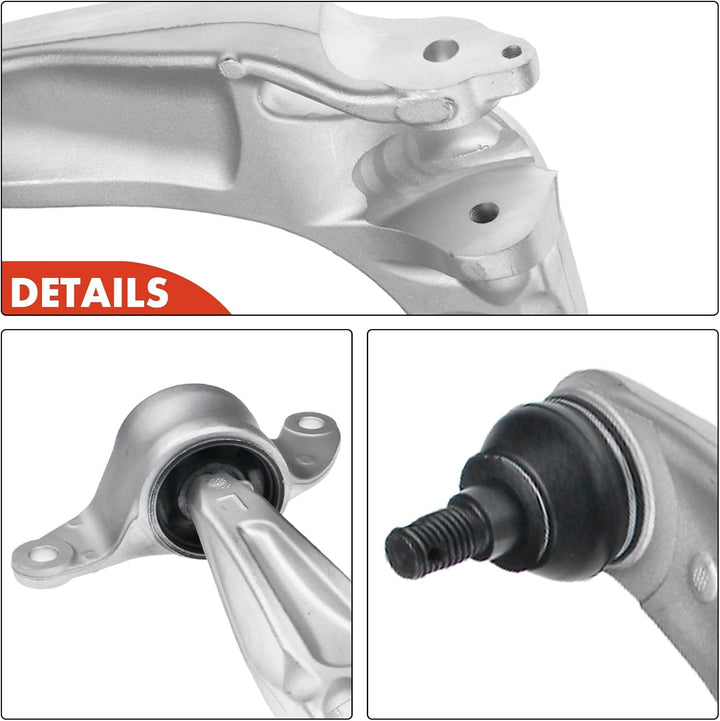 Frankberg 2x Querlenker Vorderachse Unten Kompatibel mit Civic VIII Hatchback FN FK 1.3L-2.2L 2005-2