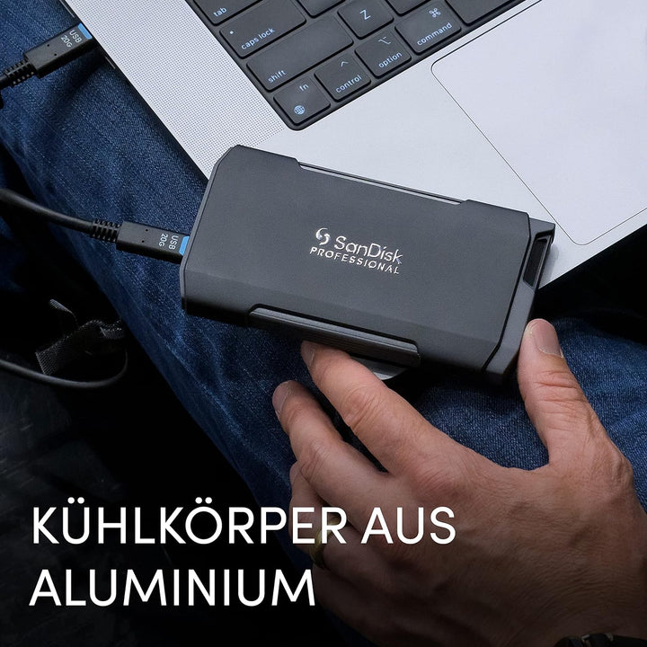 SanDisk PROFESSIONAL PRO-BLADE TRANSPORT 4 TB (mobile Premium-SSD für schnelle, modulare Workflows,