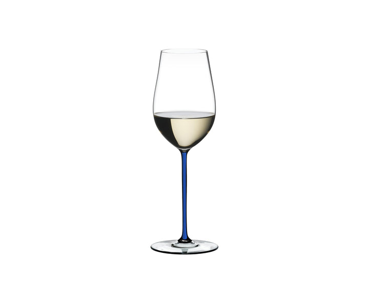 Riedel Fatto A Mano Riesling/Zinfandel Weinglas, Blau Riesling Blau, Riesling Blau