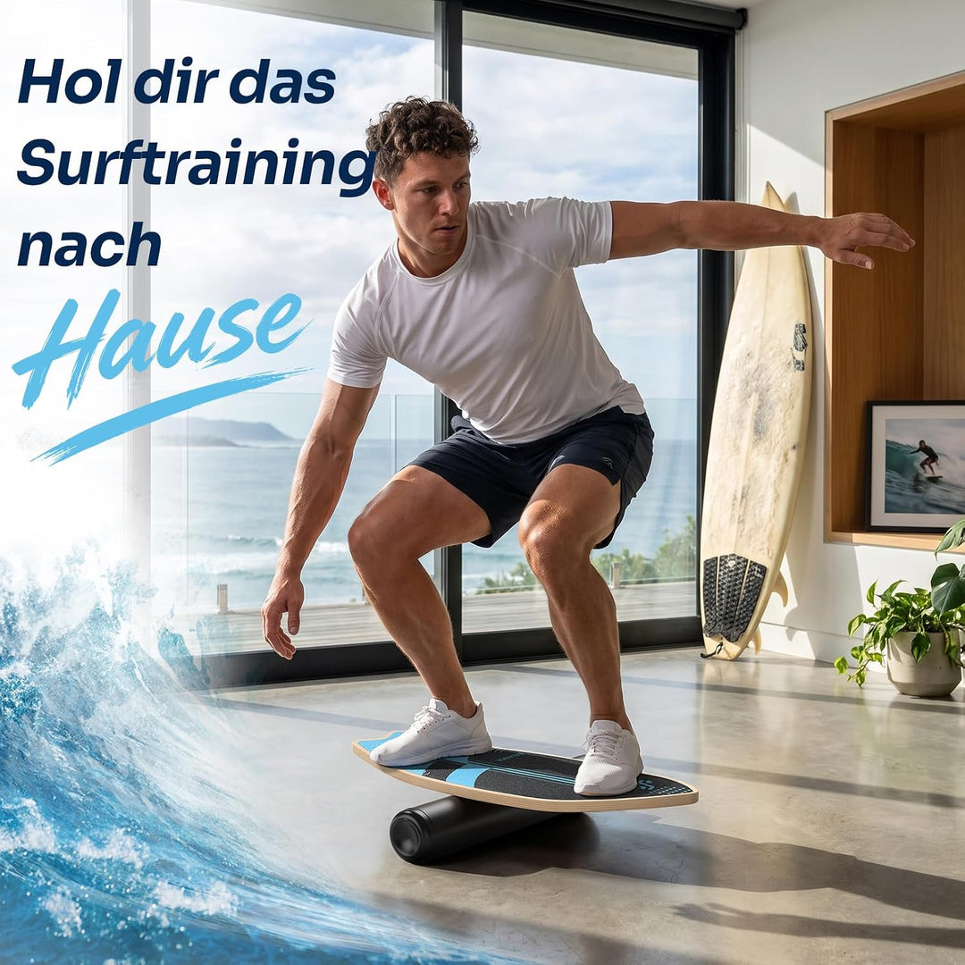 Sportneer Surfin Balance Board Erwachsene 8-in-1, Sicher, rutschfest 200 KG | Gleichgewichtstrainer