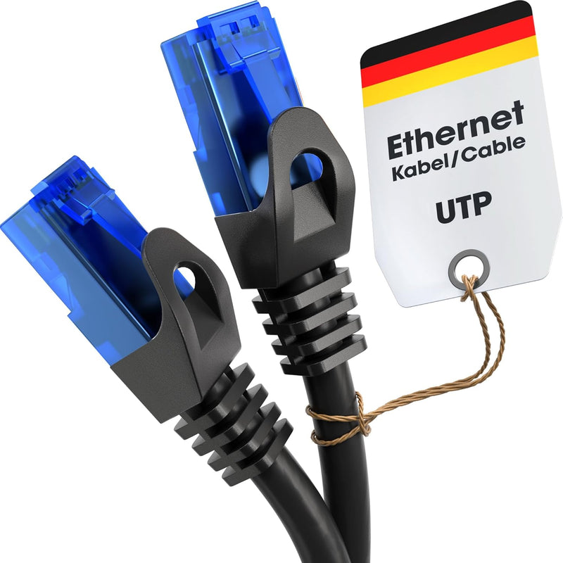 KabelDirekt – 5x 15m – Netzwerkkabel, Ethernet, Lan & Patch Kabel (überträgt maximale Glasfaser Gesc