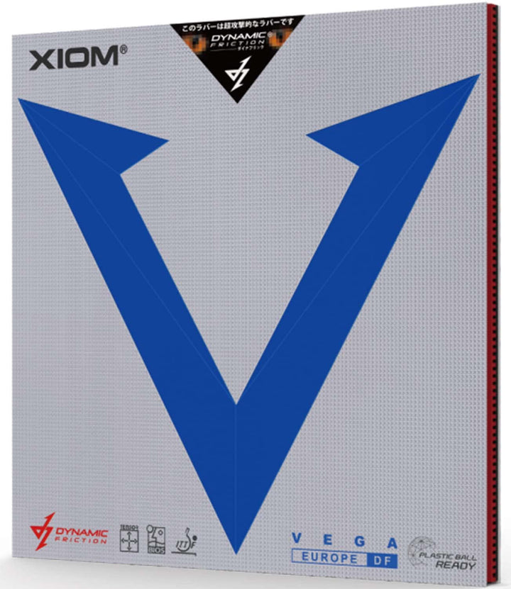 Xiom Belag Vega Euro DF Schwarz 2,0 mm, Schwarz 2,0 mm
