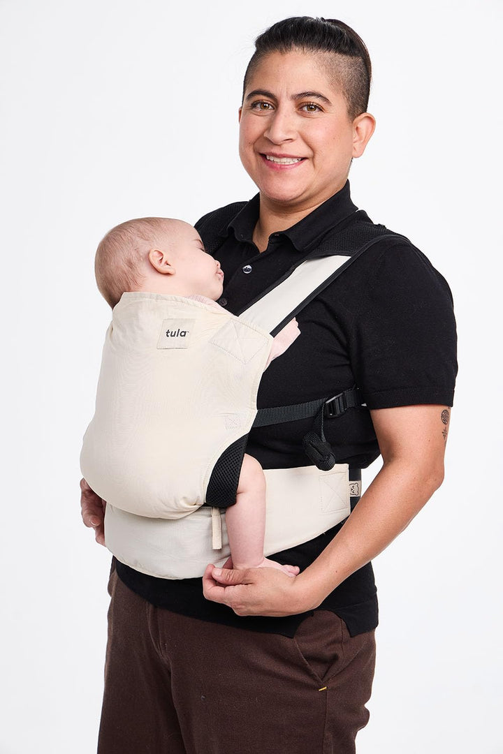 Tula Lite Babytrage Reise – Leichte kompakte ergonomische Babytrage aus Ripstop Nylon – Faltbar in H