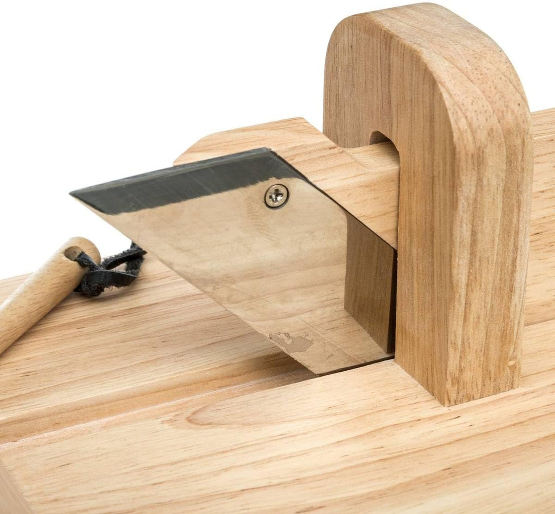Secret de Gourmet - Fleischschneider - Deli Slicer, Holz, Abmessungen 17,5x28,5x10 cm