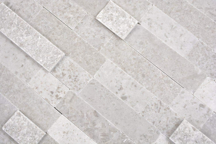 Selbstklebnde Mosaikmatte Verbund Naturstein Cinderella grey für WAND KÜCHE Wandverblender Fliesensp