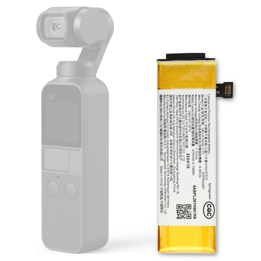 Neu HB3-875 Akku Ersatz Kompatibel mit osmo Pocket 1 Ersatzbatterie