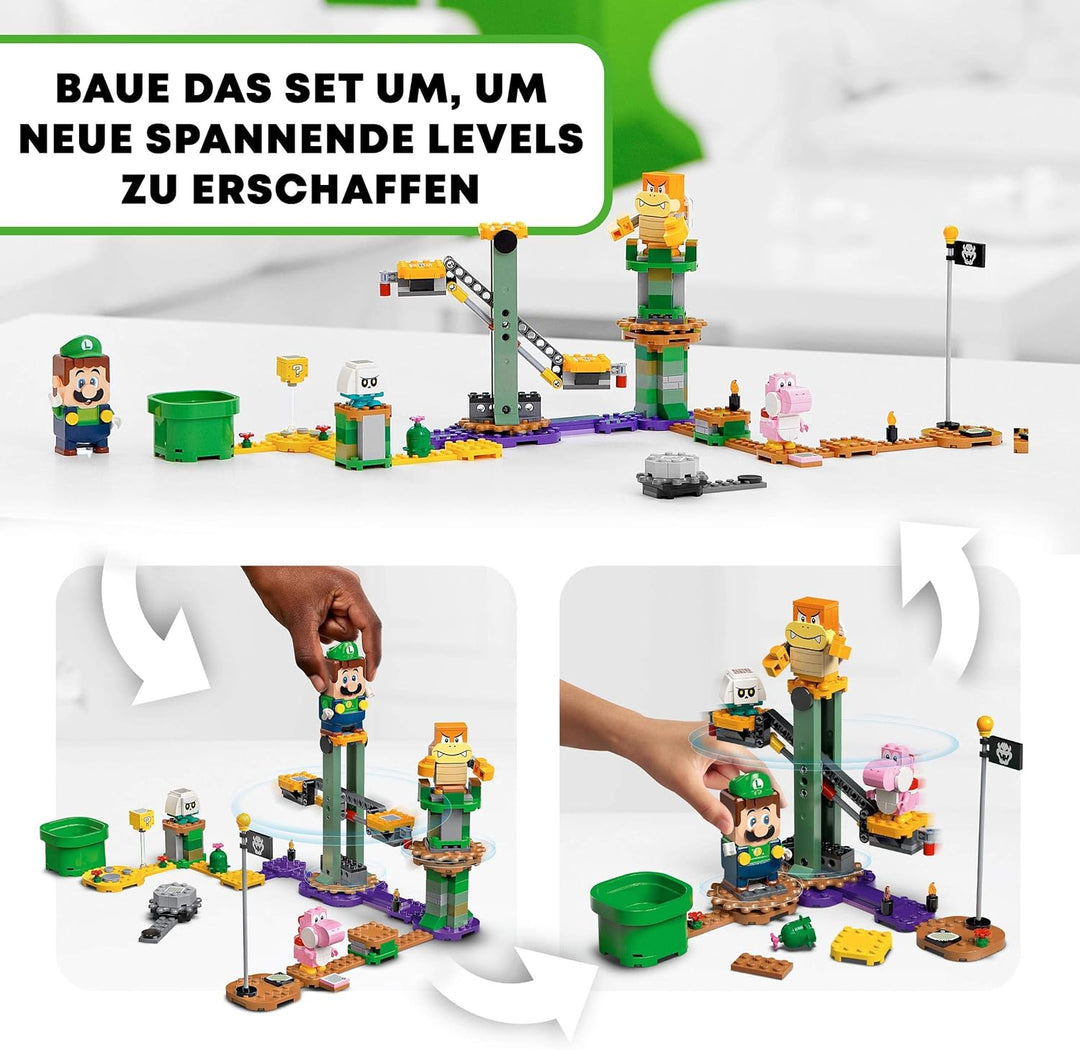 LEGO 71387 Super Mario Abenteuer mit Luigi – Starterset, Spielzeug mit Einer interaktiven Figur, mod