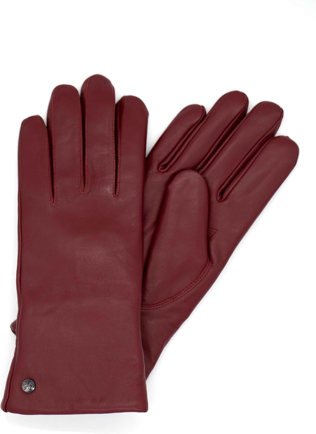 Exklusive Lederhandschuhe aus Lammnappa gefüttert mit Merino Lammfell, Touchscreen, langer Schnitt b