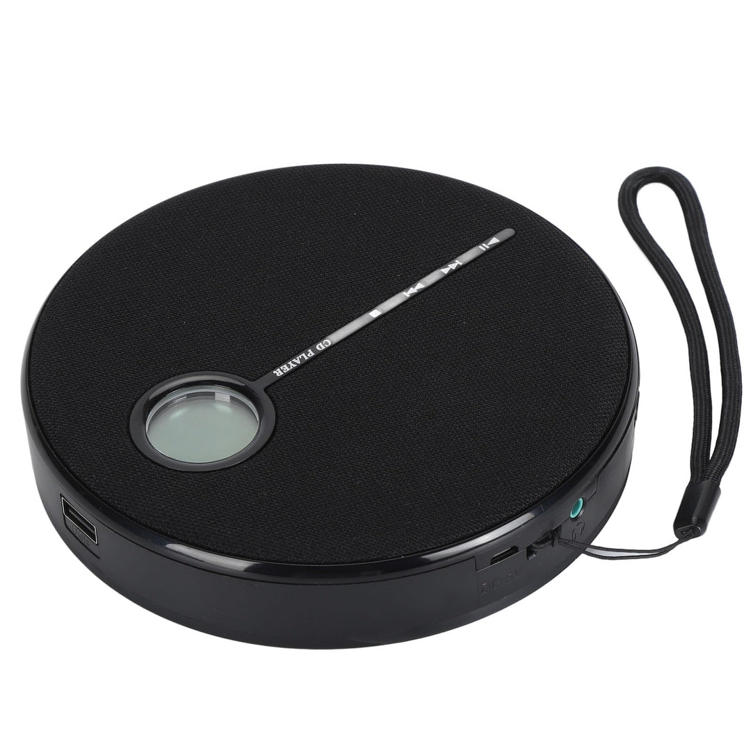 CD-Player, Tragbarer Bluetooth 5.0-CD-Musikplayer mit Wiederaufladbarem 2000-mAh-Akku, Aussenlautspr