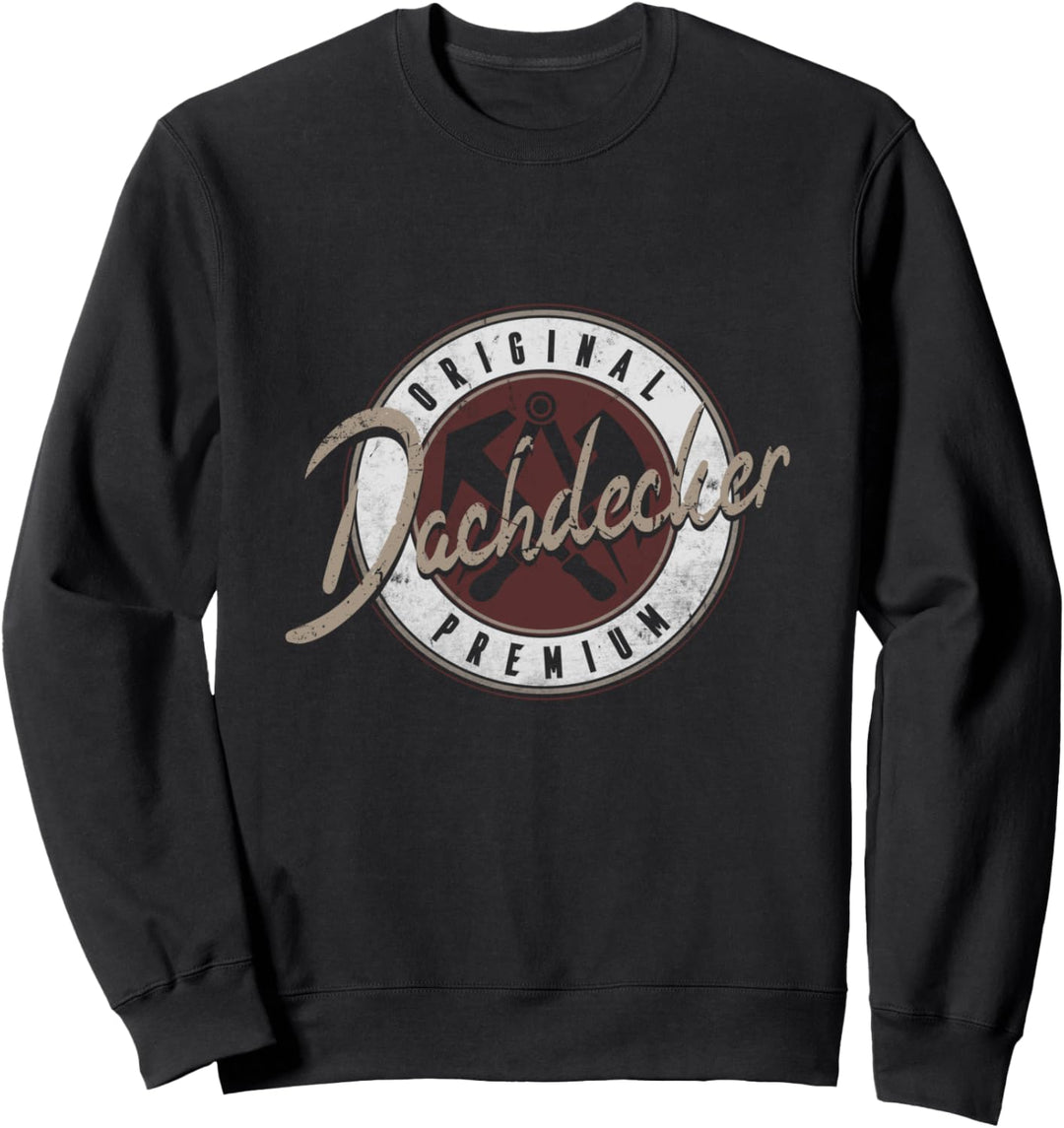 Dachdecker Original Premium Motiv Vintage Style Sweatshirt
