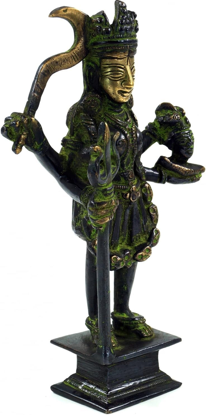 GURU SHOP Messingfigur, Statue Kali 19 cm - Motiv 1, Motiv 1