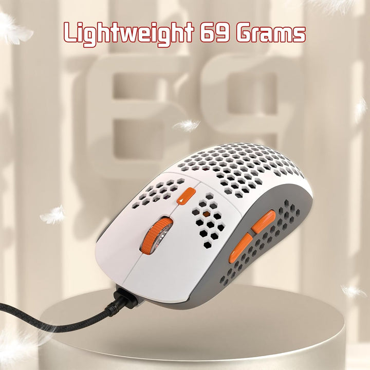 MAMBASNAKE AJAZZ AK680 Mechanical Keyboard, 68 Key 60 Percent Hot Swappable Gaming Keyboard + 6 Adju