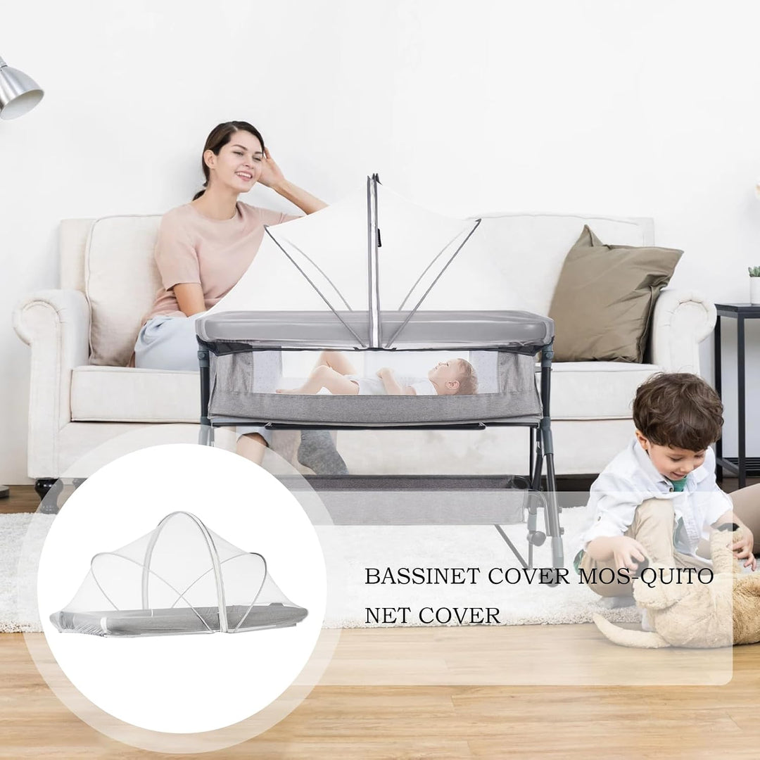 Für Stubenwagen, Netz, atmungsaktiv, faltbar, für Kinderbett, Kinderwagen, Terrasse, Hängematte für
