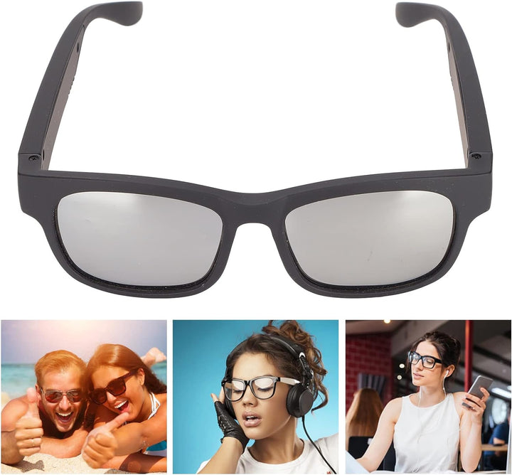 Smart Glasses, Smart Audio Sonnenbrillen, Noise Cancelling, Freisprechen, Open-Ear-Lautsprecher mit