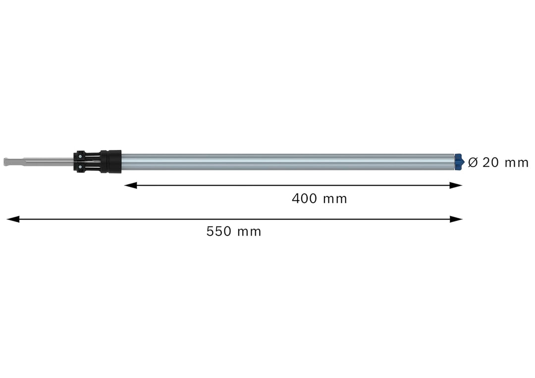 Bosch 1x EXPERT SDS Clean plus-8X Hammerbohrer für chemische Verankerungen (Ø 20,00 mm, Professional