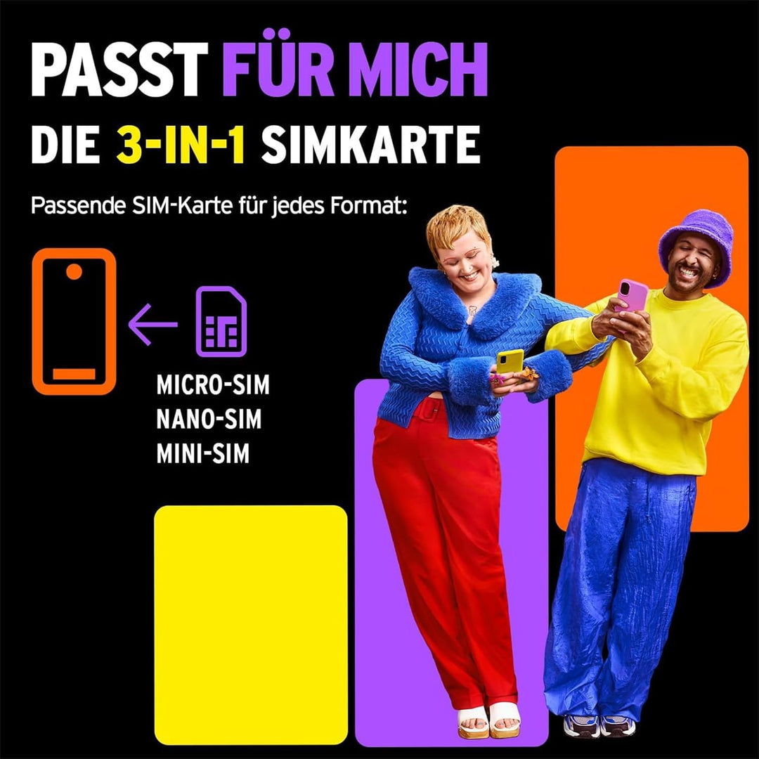 congstar Prepaid Bundle Prepaid L mit Motorola Moto G35 5G 128GB, schwarz