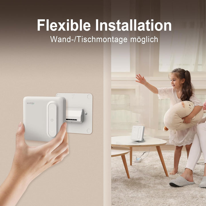 ECOBAY Wireless Temperatursensor, Master Control für Smartes Heizkörperthermostate mit Tuya Smart Zi
