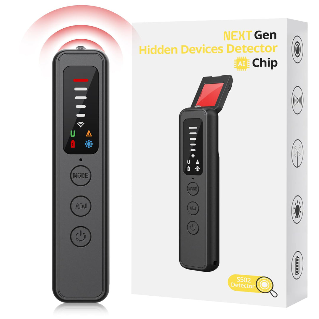 Wanzen Detektor, Versteckte Kamera Detektor, RF Wireless GPS Tracker Finder, Abhörgerätedetektor, An