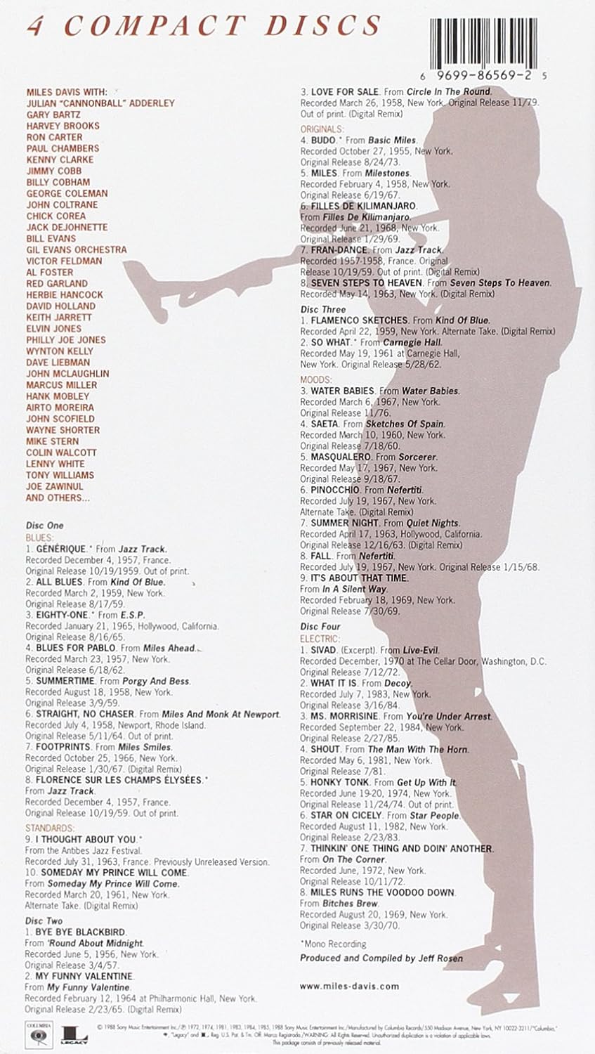 Columbia Years 55-85, Audio-CD
