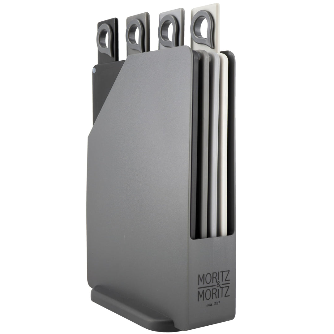 Moritz & Moritz Schneidebrett-Set – 20,5 x 14,5 cm – 4 Stück – rutschfeste Oberflächen, die es Ihnen