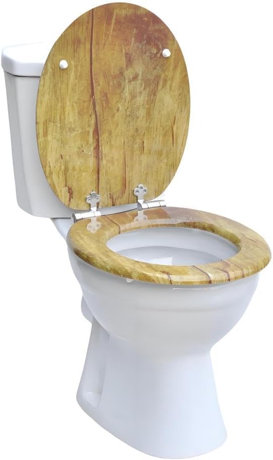 SAINOS WC SITZ O-förmig mit Soft-Close-Mechanismus MDF-Material (H042), H042