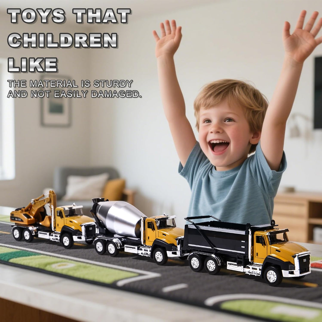 1/50 Ratio die-Casting Engineering Construction Vehicle, Mixer Truck, Alloy Collection Model Car, Bo