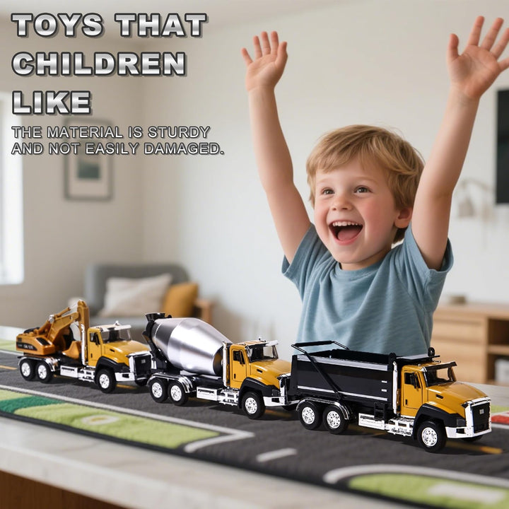 1/50 Ratio die-Casting Engineering Construction Vehicle, Mixer Truck, Alloy Collection Model Car, Bo