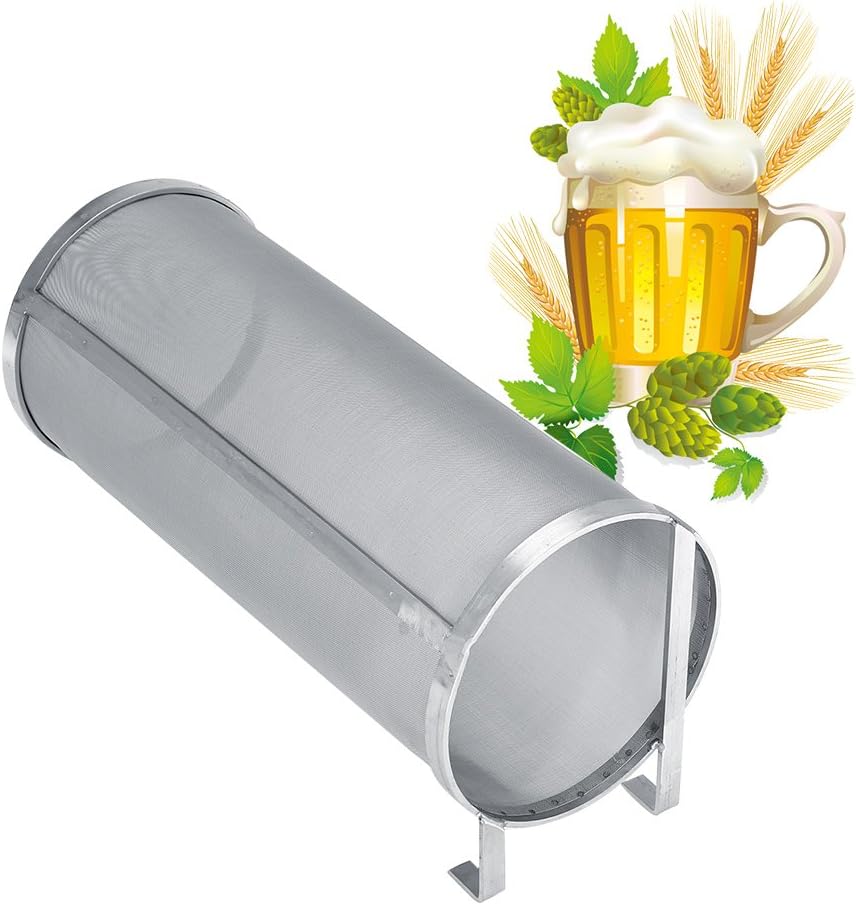 Bierfilter Set aus Edelstahl Filtration Bier Homebrew Wein Bier Stange Werkzeug Filter für Hauben Bi