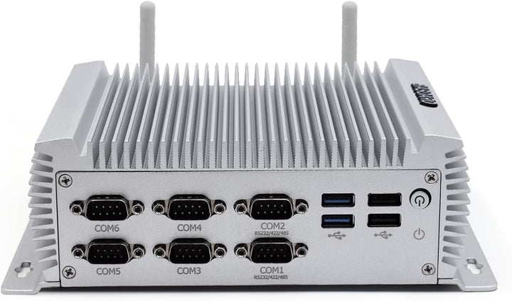 BASOARO Industrie Mini PC Windows 10, lüfterloser Desktop PC, Core i7 4500U, 8GB RAM 256GB SSD, 2 Gi