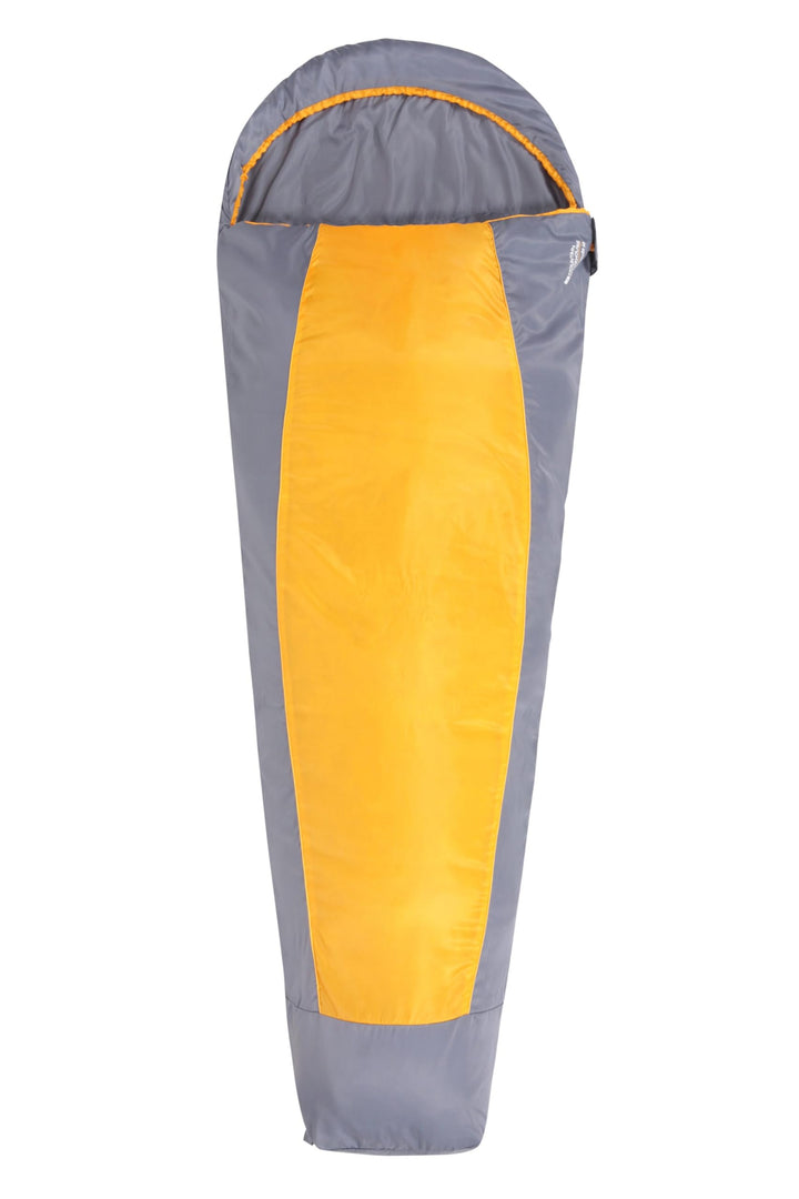 Mountain Warehouse Traveller 50 Schlafsack - 220 cm x 80 cm x 50 cm - Winddichter Schlafsack Gelb re