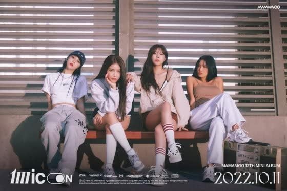 DREAMUS MAMAMOO MIC ON 12. Mini-Album Hauptversion CD + Poster + Booklet + Liedtext Akkordeonkarte +