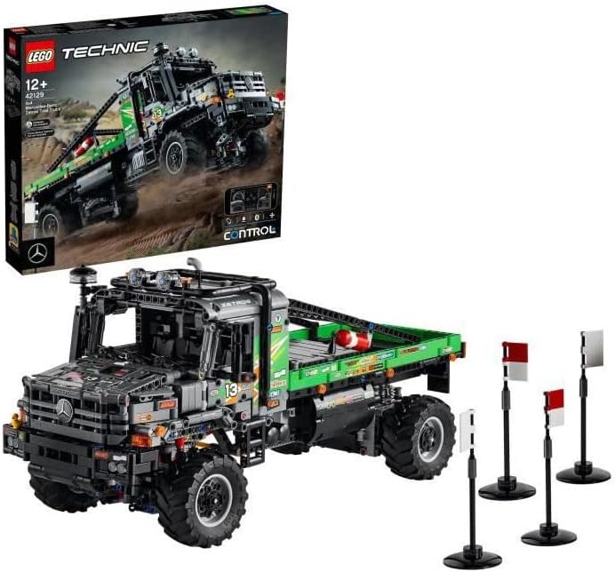 LEGO 42129 Technic 4x4 Mercedes-Benz Zetros Offroad-Truck, ferngesteuertes Auto, App-kontrolliertes