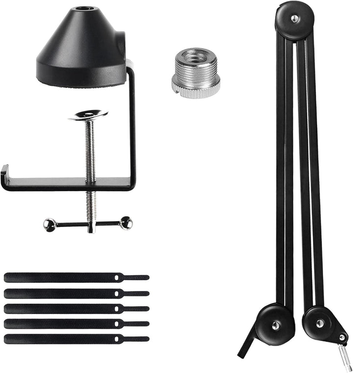LANUCN Mikrofon Arm Mikrofonständer der 2. Generation 3/8 5/8 Verbesserter Mikrofonarm mit Anti-Shak