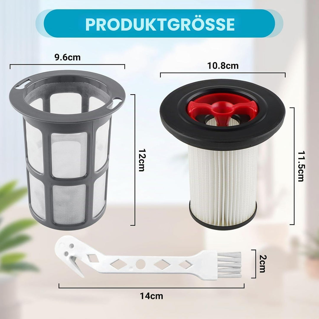 1 Set Ersatzfilter und Staubsauger Filter Fusselschutz kompatibel mit Bosch Unlimited Gen2 Serie 8 S