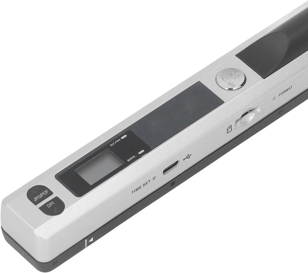 Tragbarer Dokumentenscanner, 900DPI Mobiler Handheld-Fotoscanner für A4-Dokumente, Bilder, Seiten, T