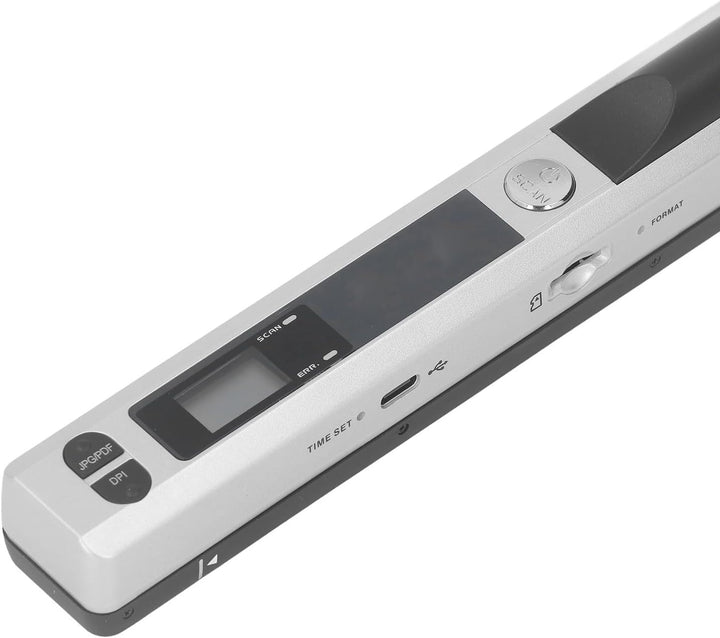Tragbarer Dokumentenscanner, 900DPI Mobiler Handheld-Fotoscanner für A4-Dokumente, Bilder, Seiten, T