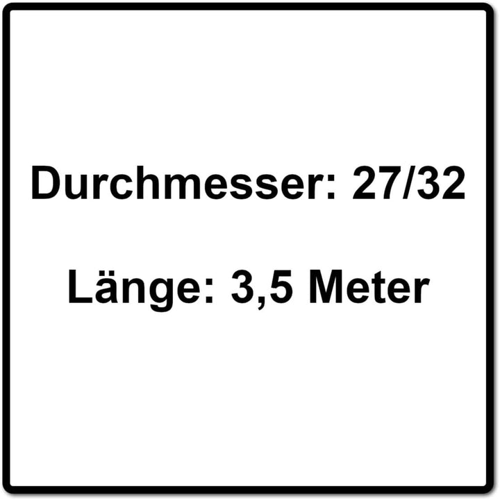 Festool 204921 Saugschlauch D27/32x3,5m-AS/CTR, grau