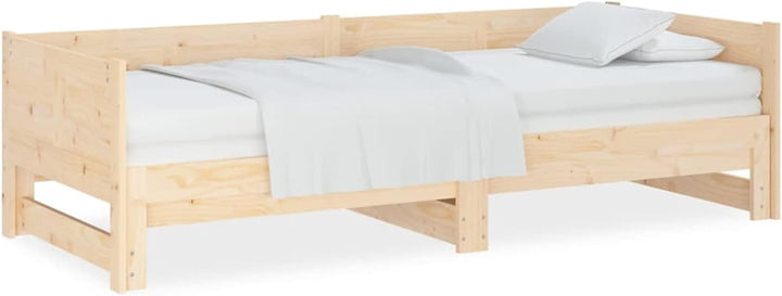 Tidyard Ausziehbares Tagesbett Sofa Sofabett Schlafsofa Bett Bettgestell Bettrahmen Bettsofa Doppelb