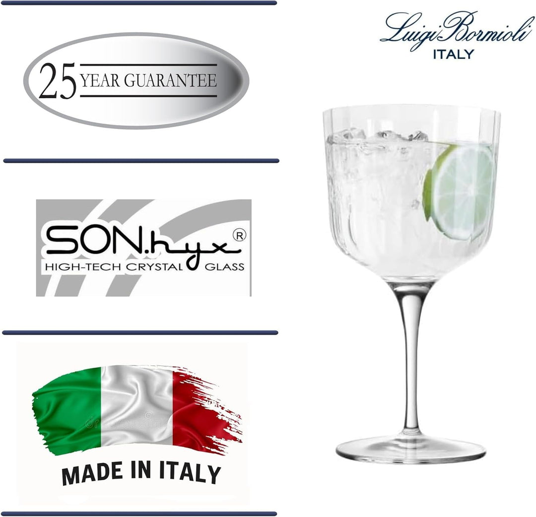Bormioli Luigi Bach - Bicchieri da Gin - SON.hyx Crystal - Altamente resistenti alla rottura - Lavab