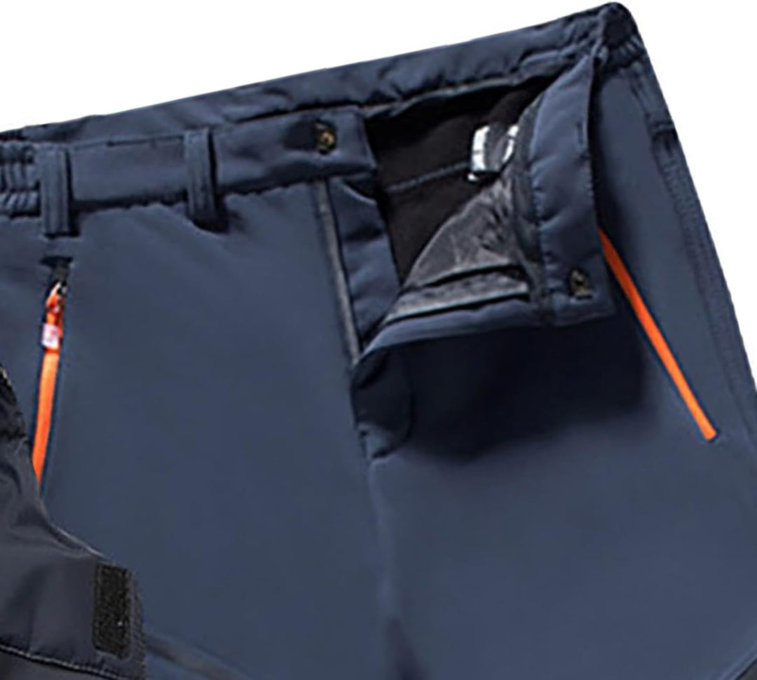 Skianzug Herren 2 Teilig Set - Schneeanzug Herren Zweiteilig Outdoor-Skikleidung Winddicht Ski Anzug