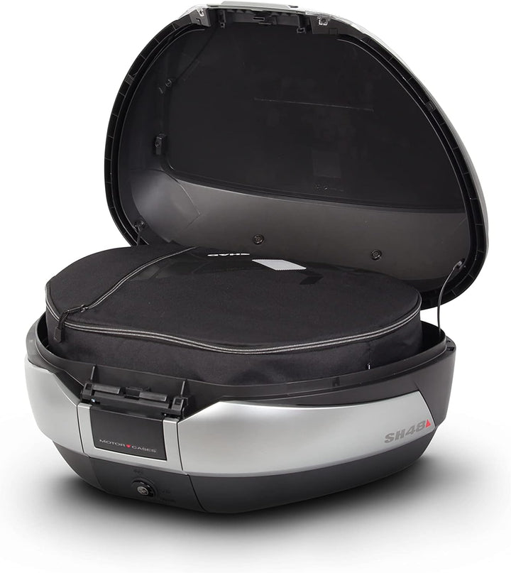 Shad D0B801 Top-Case mit Universal Halter und Rückstrahler, 48 Liter