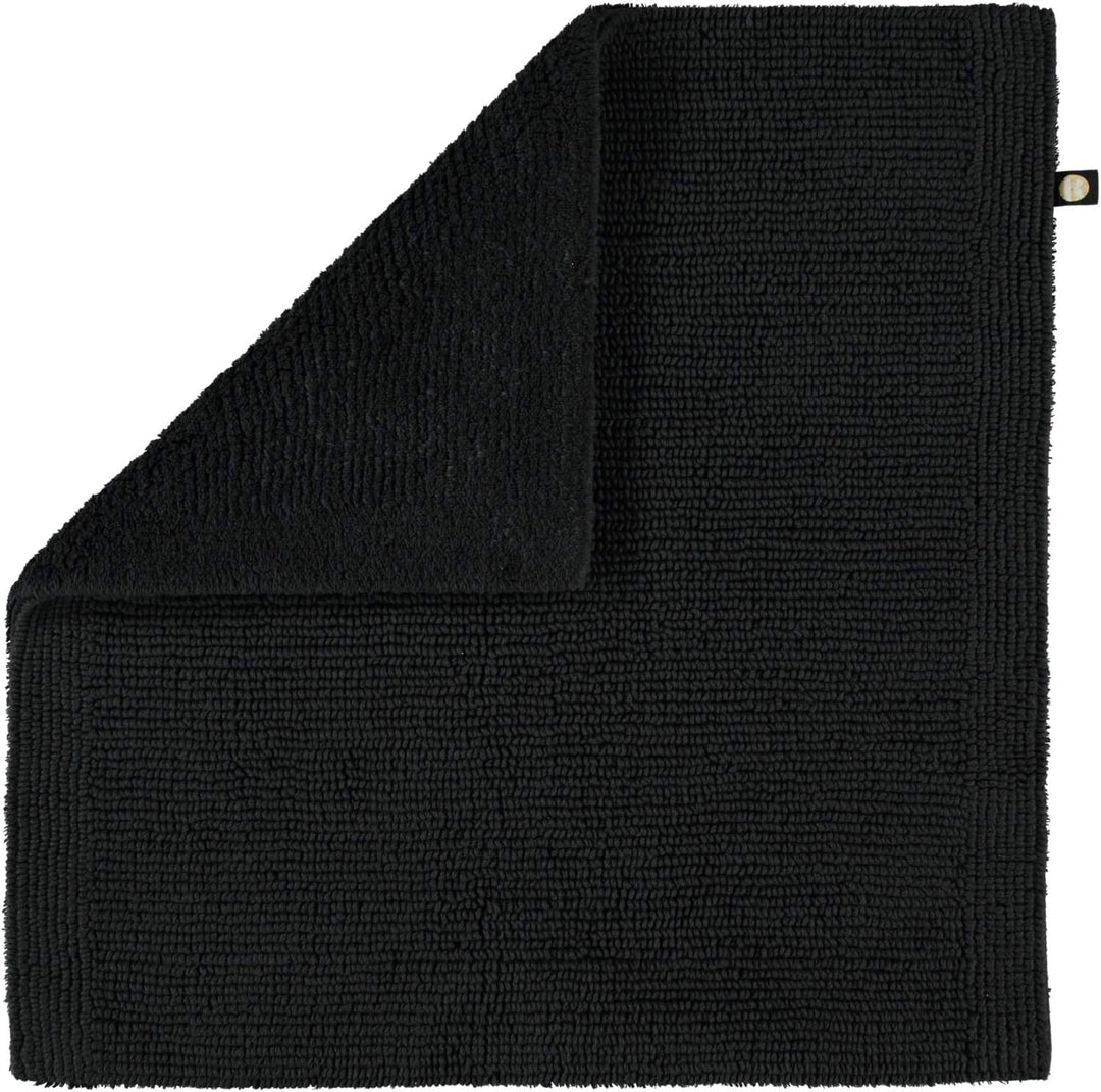 Rhomtuft Badteppiche Pur schwarz - 15 60x60 cm, 60x60 cm