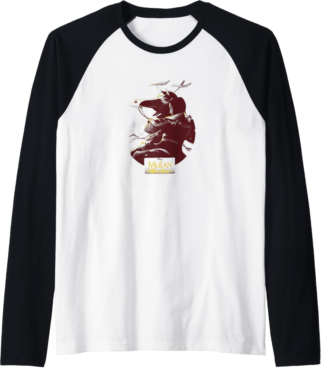 Disney Mulan Horse Warrior Poster Raglan