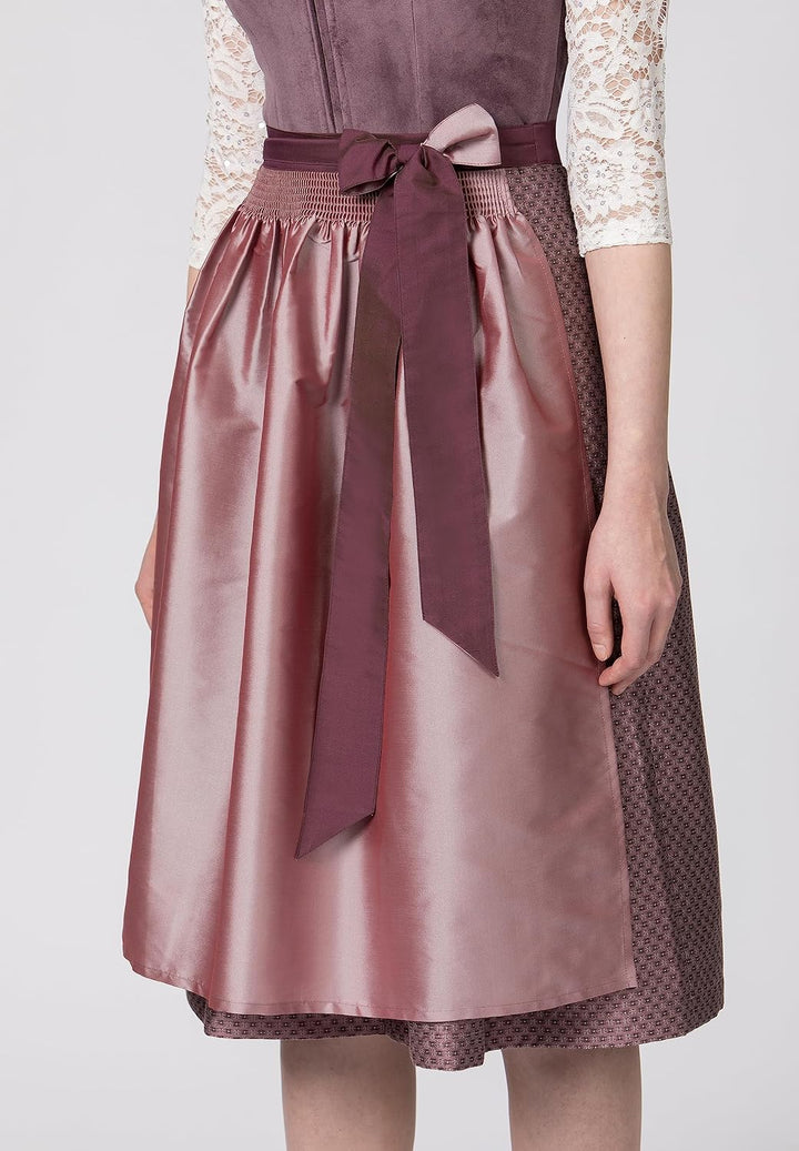 Stockerpoint Damen Malve Midi Dirndl 38 Aubergine, 38 Aubergine