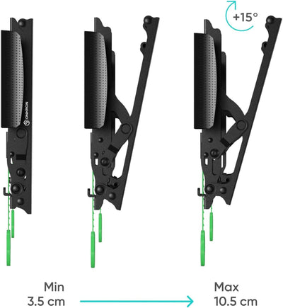 ONKRON Wandhalterung für TV 17"-43" mit einem Gewicht von bis zu 36,4 kg max VESA 200x200 einfache N