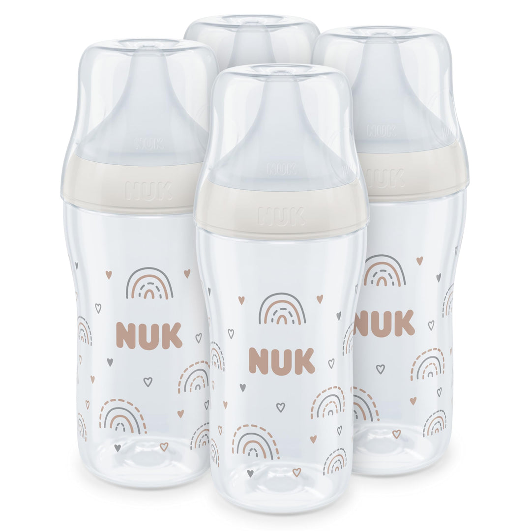 NUK Perfect Match Babyflaschenset | Ab 3 Monate | Passt sich dem Baby an | Temperature Control | Ant