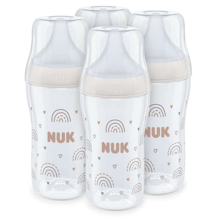 NUK Perfect Match Babyflaschenset | Ab 3 Monate | Passt sich dem Baby an | Temperature Control | Ant